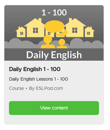 Daily English course cover